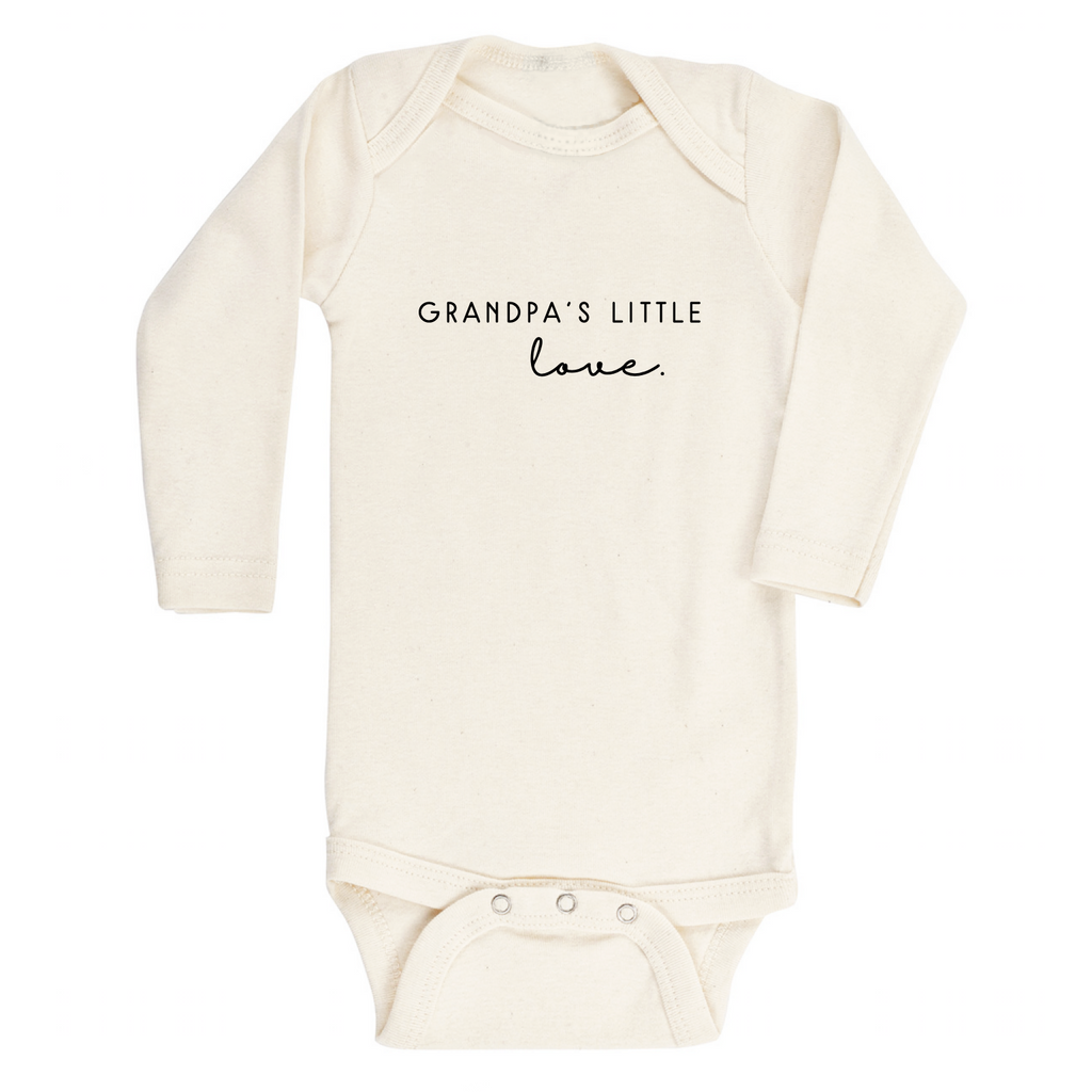 Grandpa's Little Love - Long Sleeve Organic Bodysuit - HoneyBug 