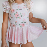 Pale Rose Skirted Leotard - HoneyBug 