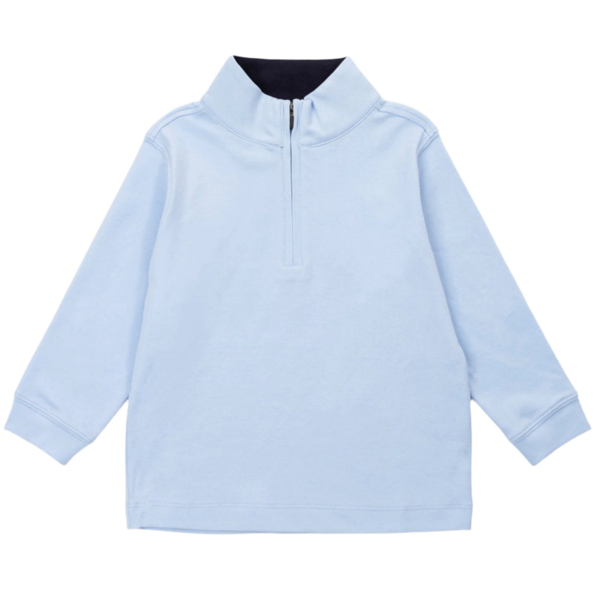 Spencer Quarter Zip Pullover - Light Blue - HoneyBug 