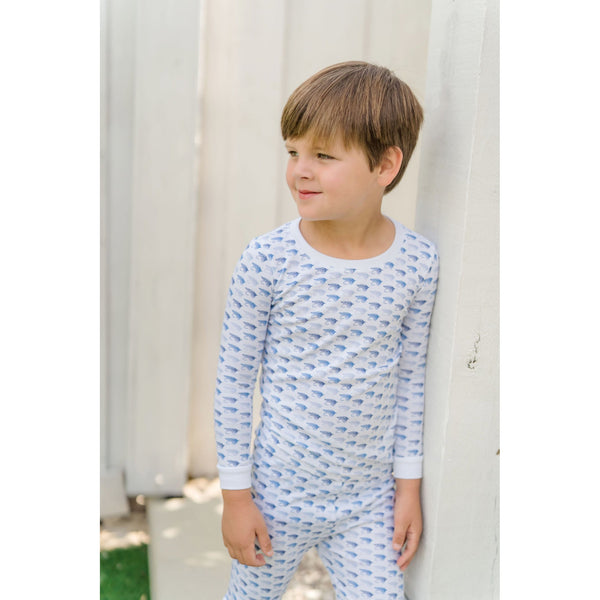 Grayson Boys' Pima Cotton Pajama Pant Set - Fly Fishing - HoneyBug 
