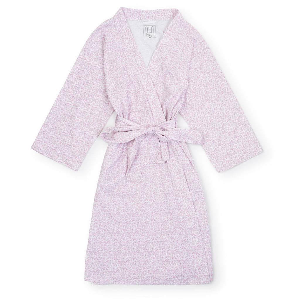 Sassy Women's Pima Cotton Spa Wrap - Pretty Pink Blooms - HoneyBug 