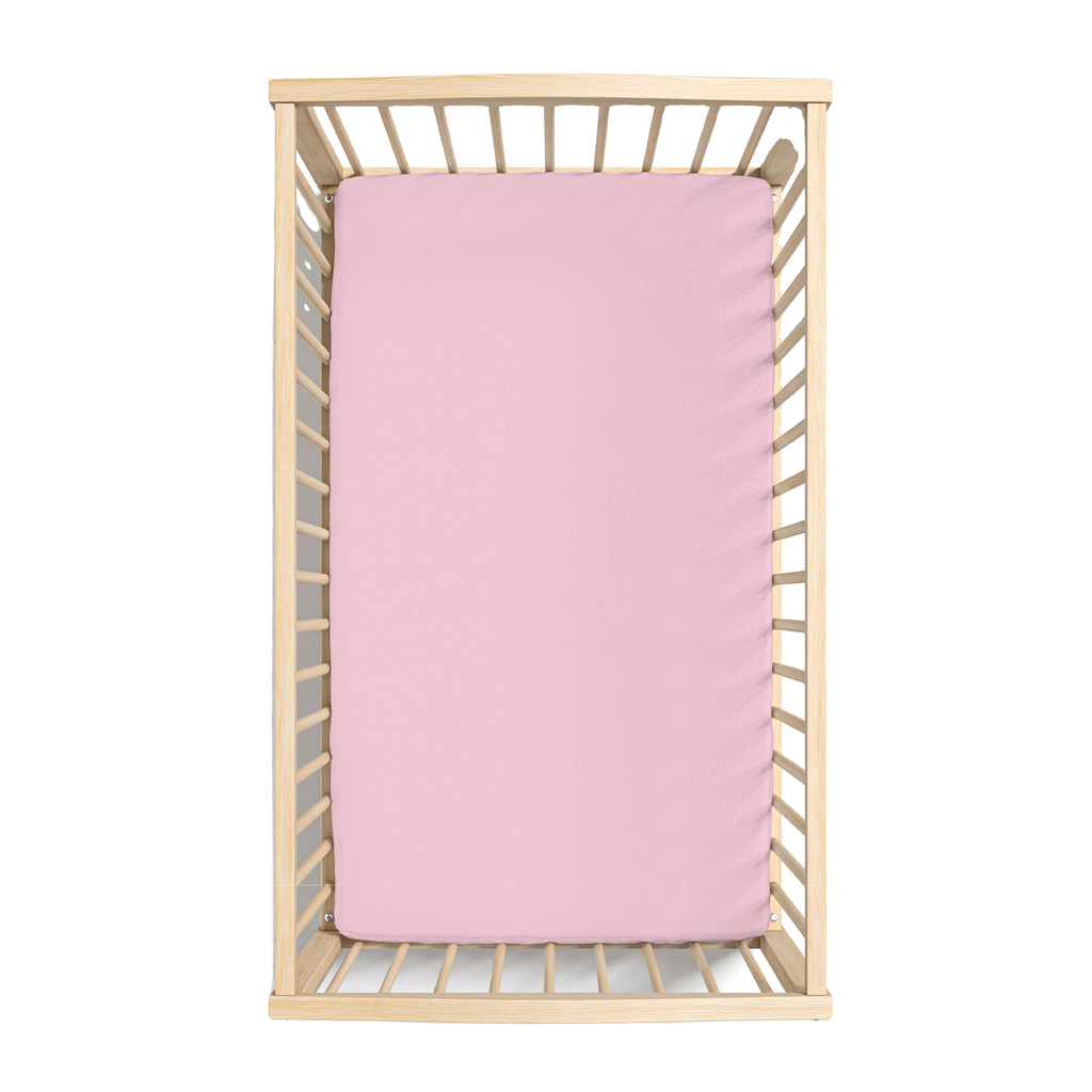 Lillian Pink Bamboo Crib Sheet - HoneyBug 