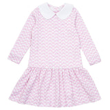 Lillian Girls' Dress - Pretty Pink Bows - HoneyBug 