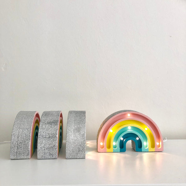 Little Lights Mini Rainbow Lamp with Glitter by Little Lights US - HoneyBug 