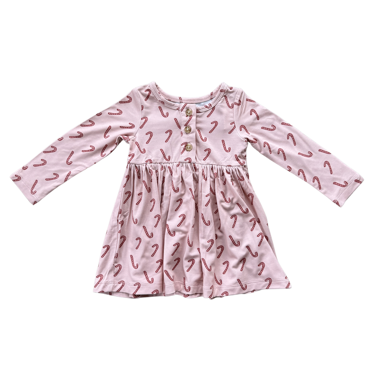 Long Sleeve Henley Dress