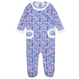 Lucy Girls' Romper - Blackberry Floral - HoneyBug 