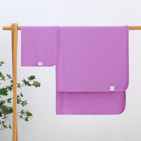 Luxie Lavender Bamboo Swaddle Blanket - HoneyBug 