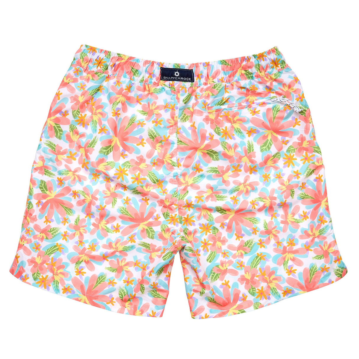 Mens Hawaiian Luau Sustainable Swim Short - HoneyBug 