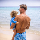 Mens Jawsome Waves Swim Short - HoneyBug 