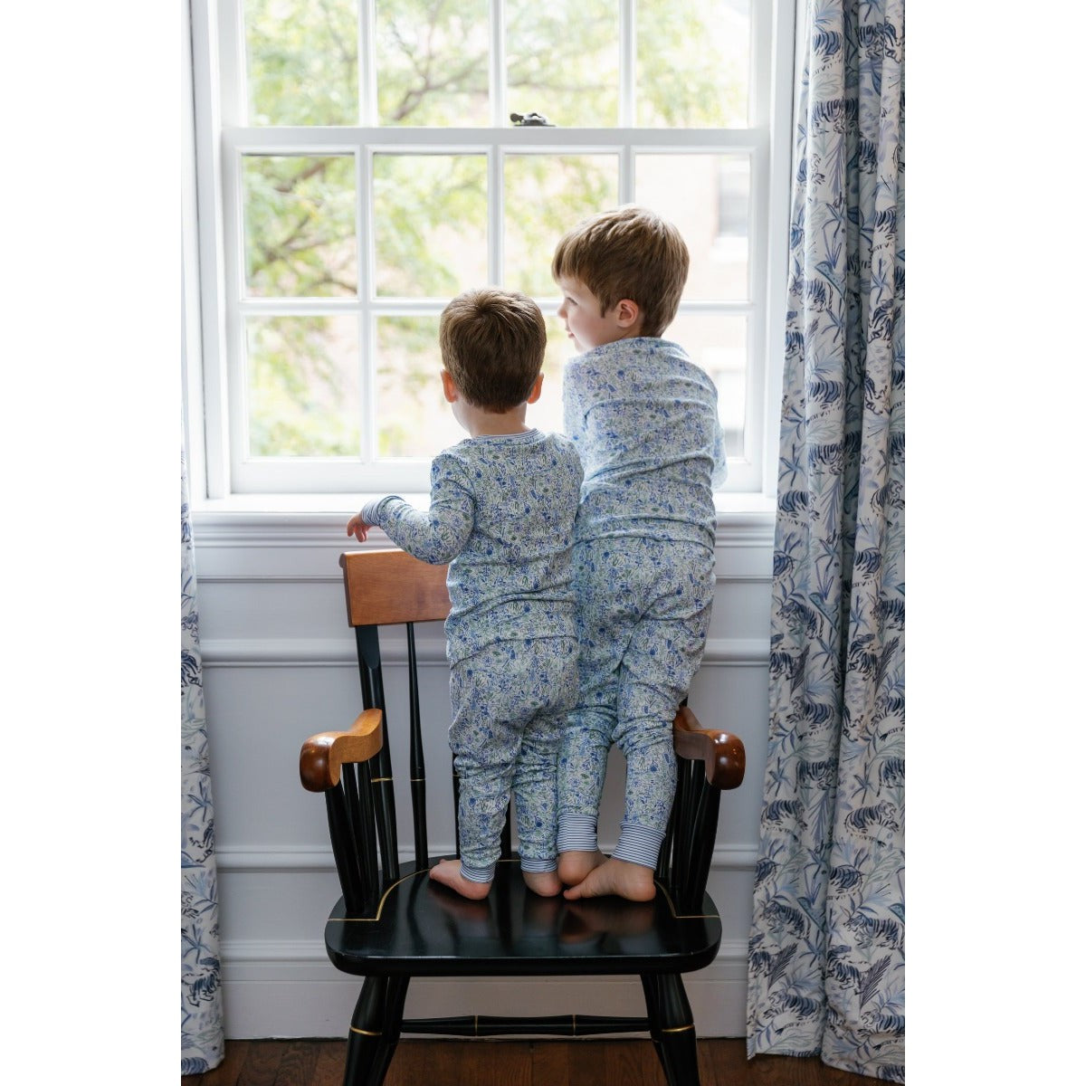 Birth Flowers Two Piece Kids Pajamas - HoneyBug 