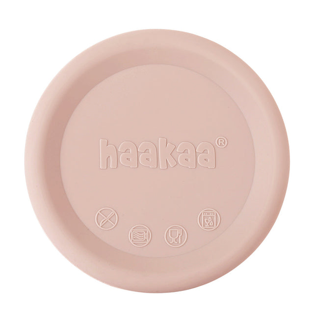 Haakaa Silicone Breast Pump Lid (1 pk) - Blush - HoneyBug 