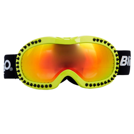 Icicle in Lime Kids' Ski Goggles - HoneyBug 