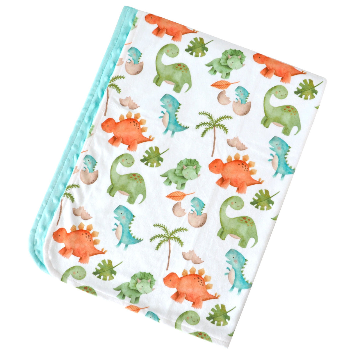 Premium Baby & Toddler Minky Blanket - Dinosaurs - HoneyBug 