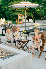 Light Green Checkered Bamboo Cozy Set - HoneyBug 