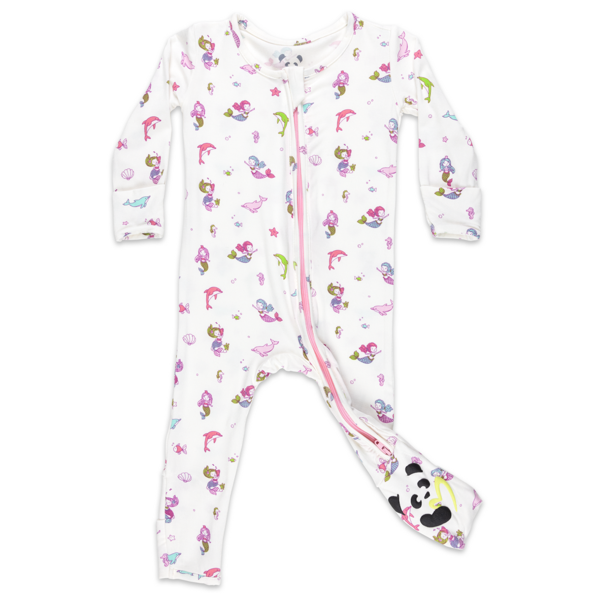 Mermaid Bamboo Convertible Footie - HoneyBug 