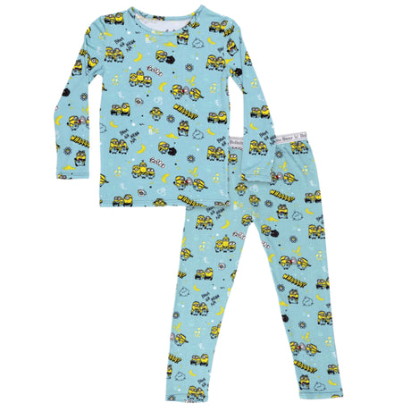 Minions Bello Banana Bamboo Kids Pajamas - HoneyBug 