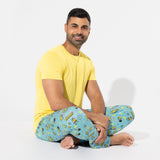 Minions Bello Banana Bamboo Men's Pajama Set - HoneyBug 