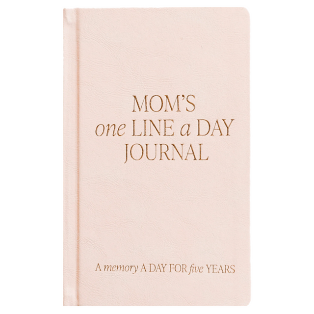 Mom's One Line A Day Leather Journal - HoneyBug 