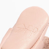 Newborn Blush Knotted Bow Baby Shoe - HoneyBug 