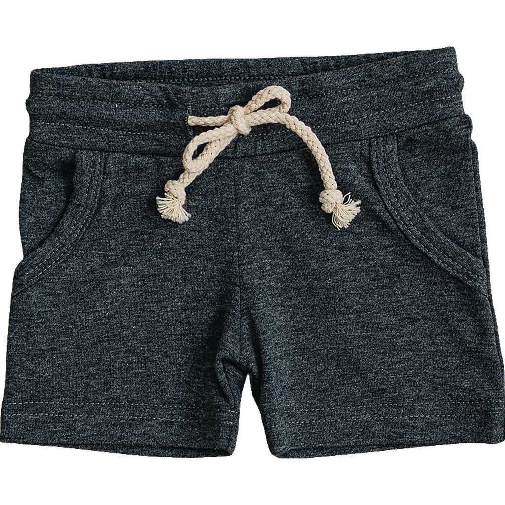 Charcoal Pocket Cotton Shorts - HoneyBug 