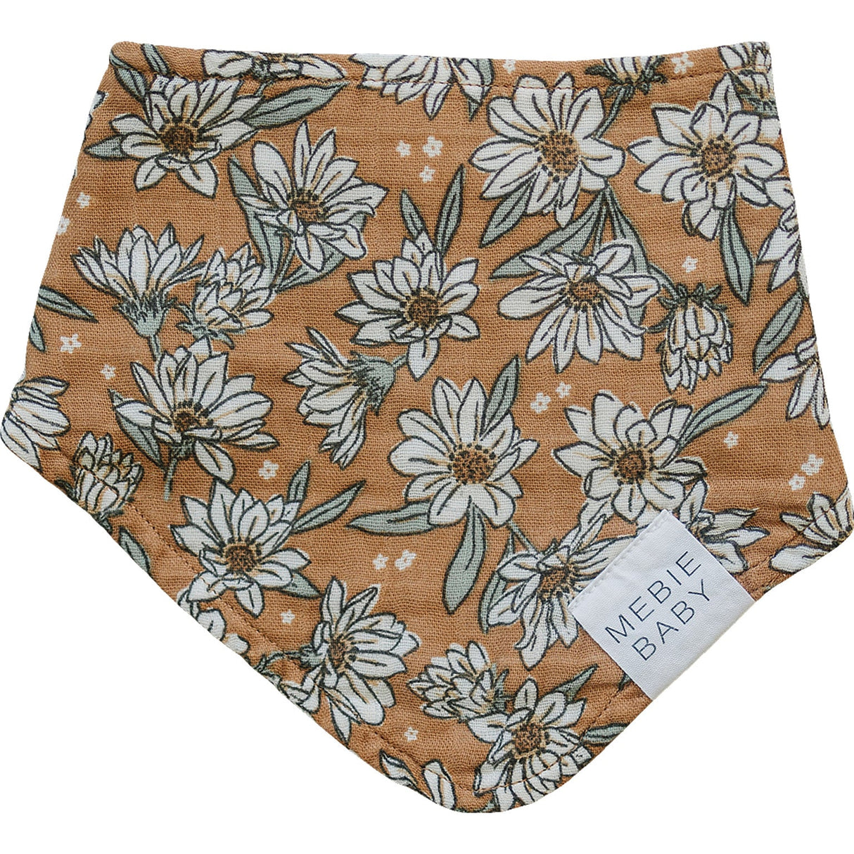 Magnolia Muslin Bib - HoneyBug 