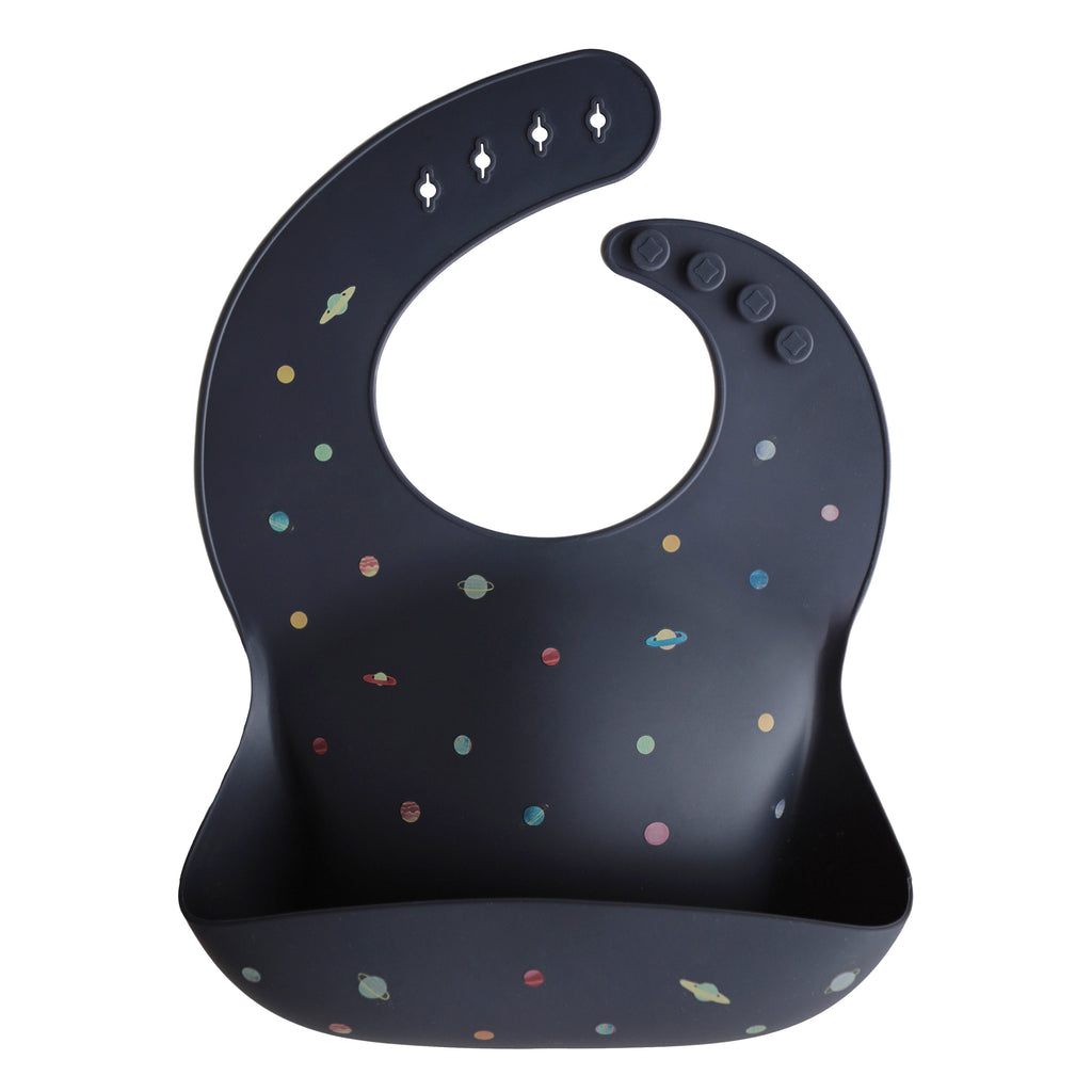 Silicone Baby Bib - Planets - HoneyBug 