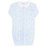 Blue Cheetah Print Converter Gown