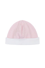 Pink Gingham Baby Hat - HoneyBug 