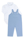 Blue Twirl Overall Set - HoneyBug 