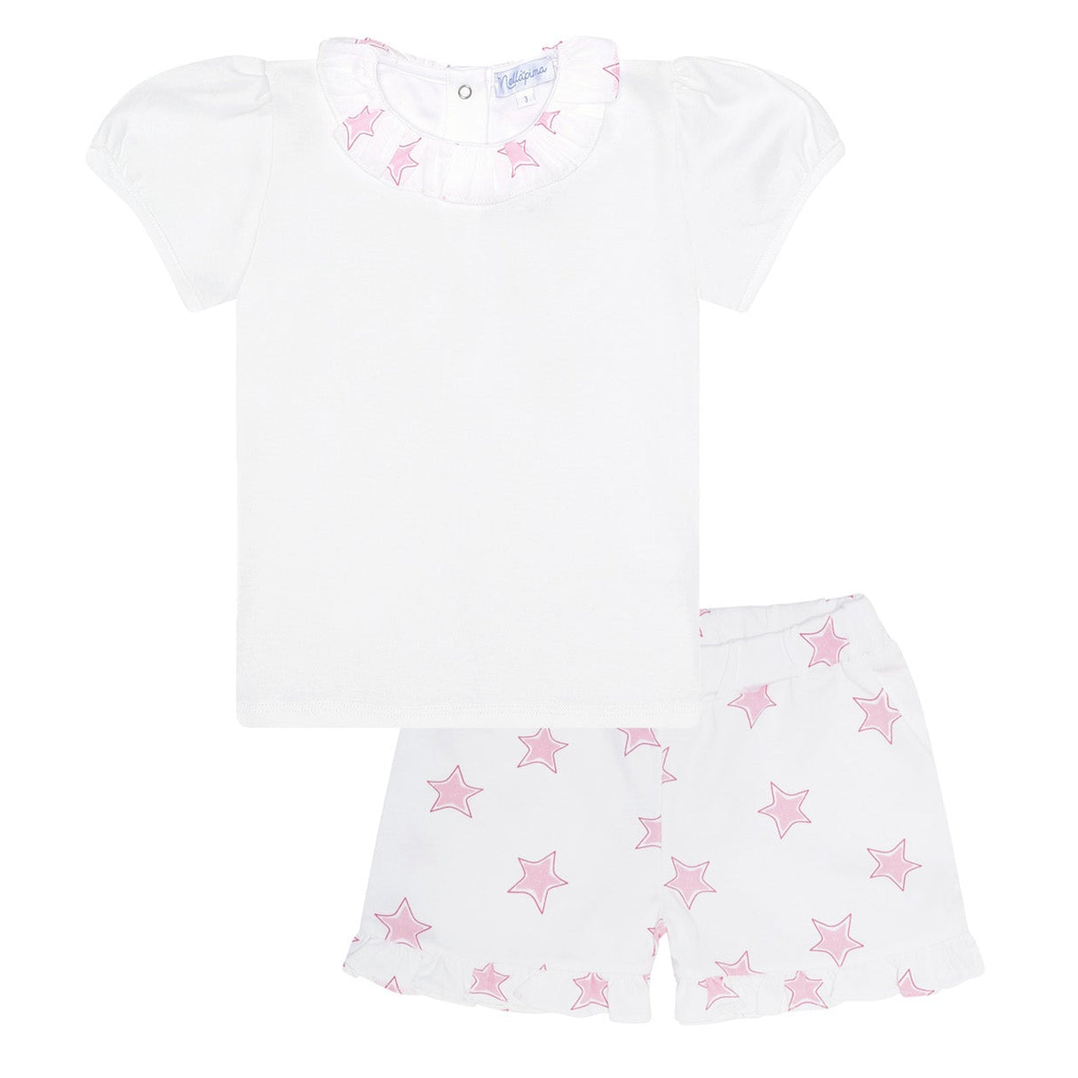 Pink Stars Short Set