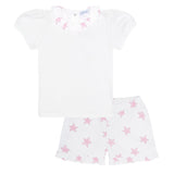 Pink Stars Short Set