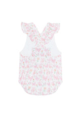 Butterflies Print Ruffle Bubble - HoneyBug 