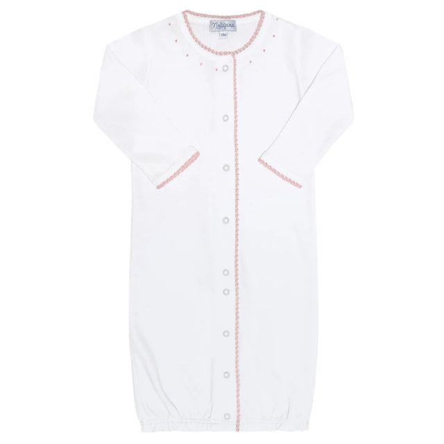 Pink Crochet Converter Gown - HoneyBug 