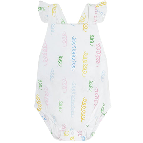 Spirals Print Ruffle Bubble - HoneyBug 