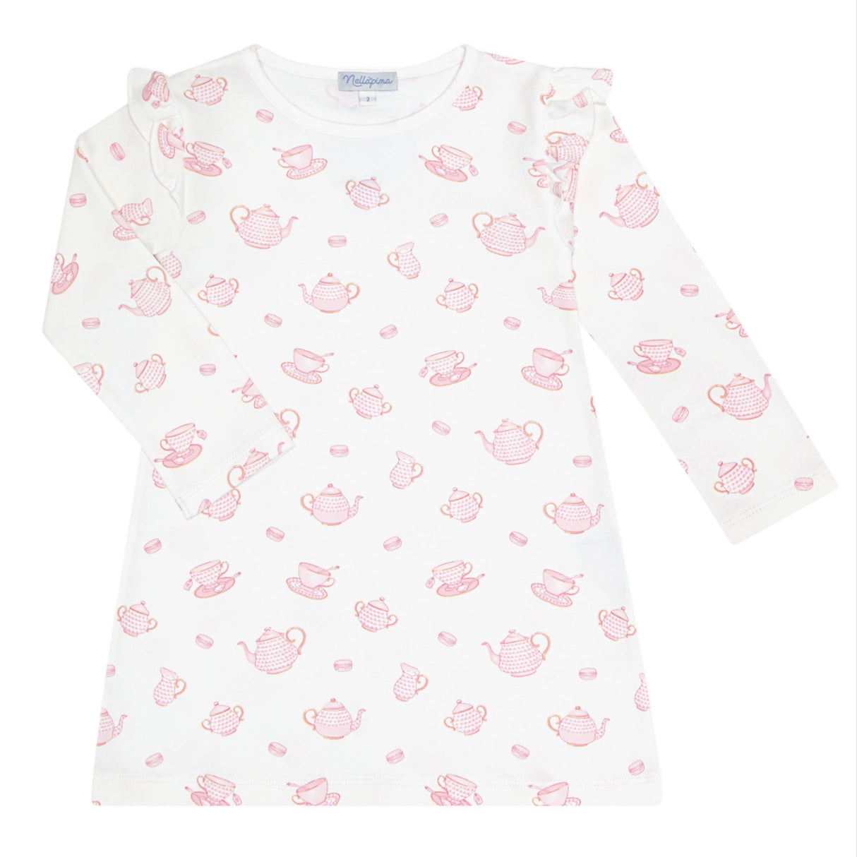 Petite Tea Time Print Playtime Dress - HoneyBug 