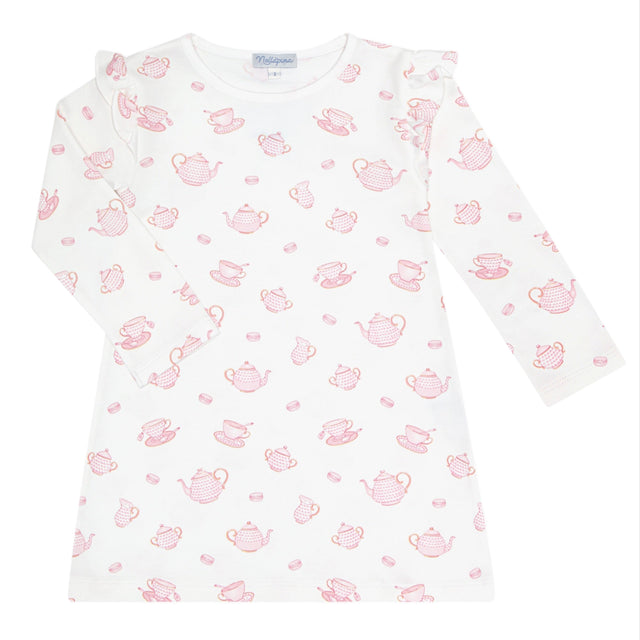 Petite Tea Time Print Playtime Dress - HoneyBug 