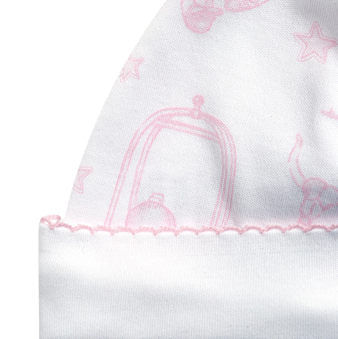 Pink Lone Star Toile Hat
