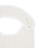 Cotton Muslin Classic Bib 3 Pack - Georgia Peach - HoneyBug 