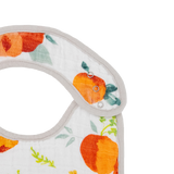Cotton Muslin Classic Bib 3 Pack - Georgia Peach - HoneyBug 