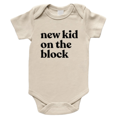 New Kid On The Block Organic Baby Bodysuit - HoneyBug 