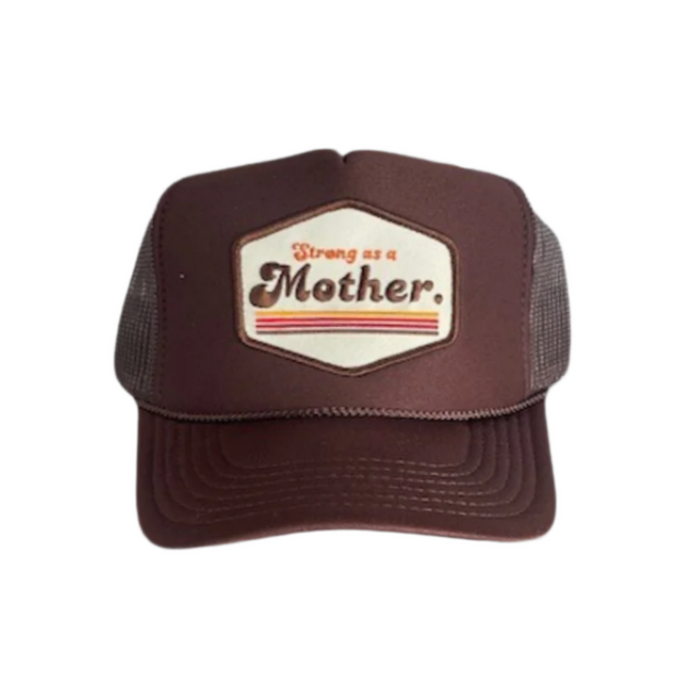 RETRO MOTHER. Patch hat - Mocha - HoneyBug 