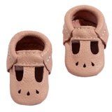 Newborn Blush Mary Jane Baby Shoe - HoneyBug 