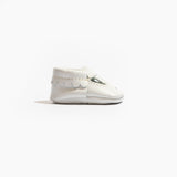 Newborn Bright White Mary Jane Baby Shoe - HoneyBug 