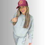 Mother Printed Sweatpants - Heather Gray - HoneyBug 