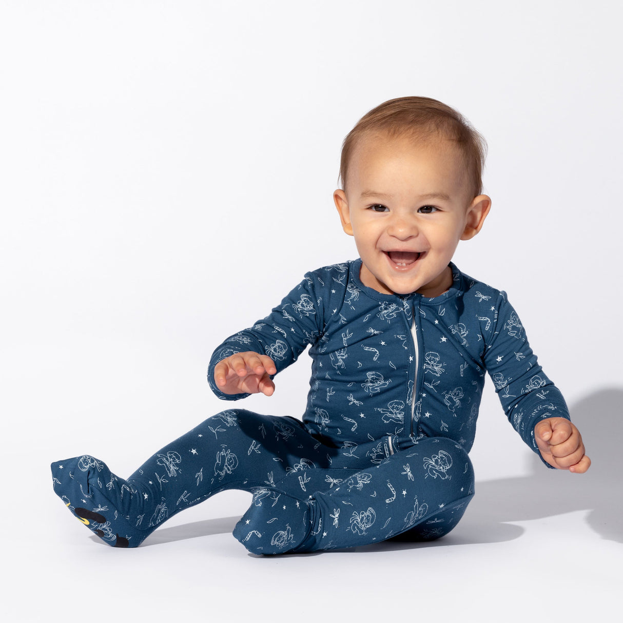 Ninja Bamboo Convertible Footie - HoneyBug 