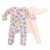 Organic Footie - Butterflies