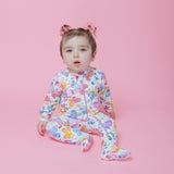 Organic Footie - Butterflies