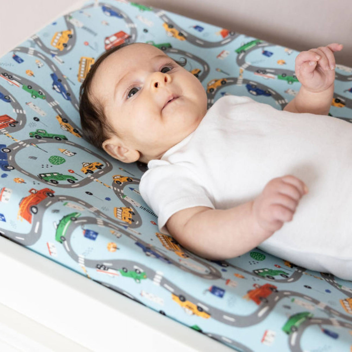 Organic Changing Pad Cover - Cars