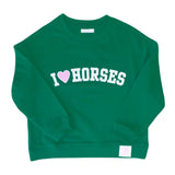 I Heart Horses Sweatshirt