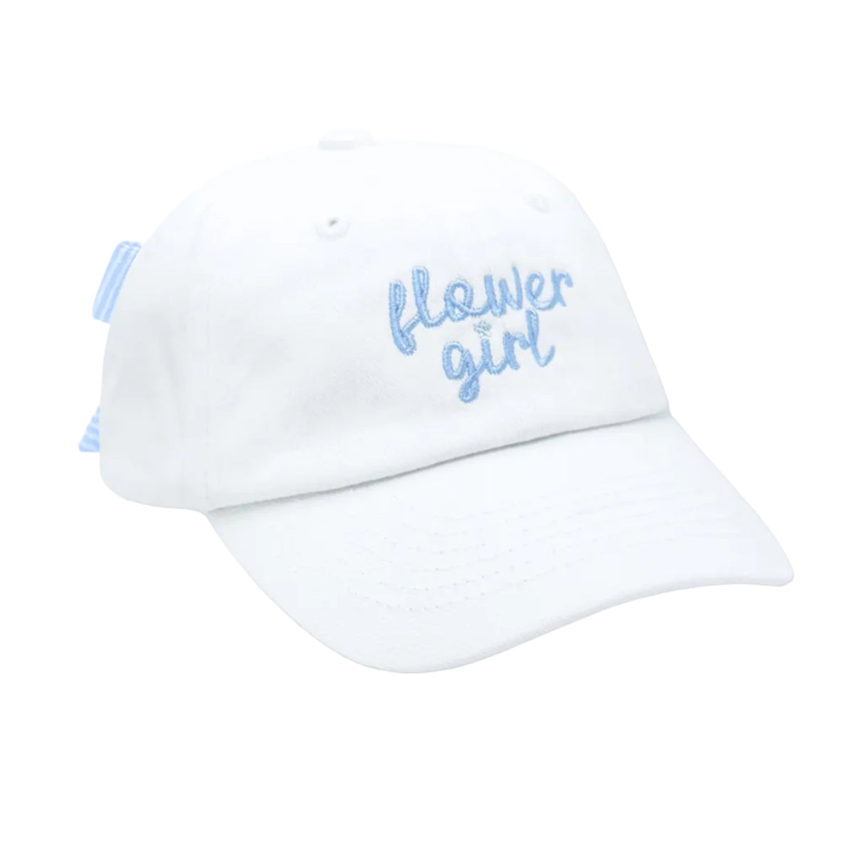 Flower Girl Bow Baseball Hat (Baby/Toddler, Youth)